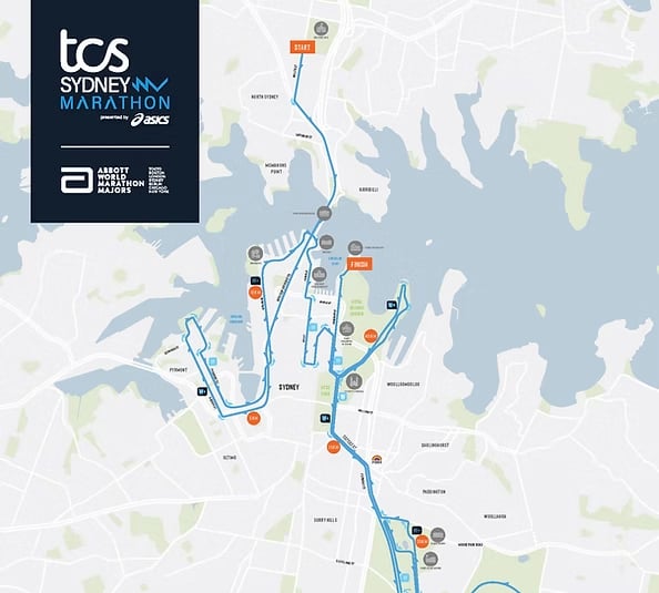 Sydney Marathon Course Map Watch Athletics sydney-marathon-course-map-watch-athletics